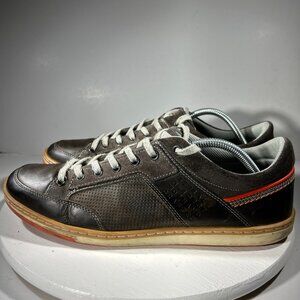 Bull Boxer Mylos Mens Casual Leather Shoes Size 11 Gray Fashion Sneakers Work